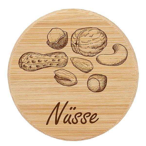 Holzdeckel &quot;Nüsse&quot; für WECK RR100