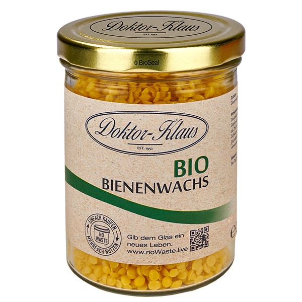 200g Bio Bienenwachs gelb Doktor-Klaus noWaste