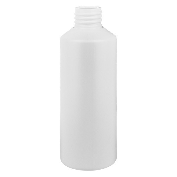 Zylinderflasche HDPE 100ml weiss, S20x3, ohne Verschluss