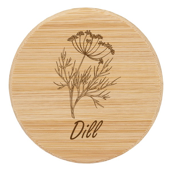 Holzdeckel &quot;Dill&quot; für WECK RR60