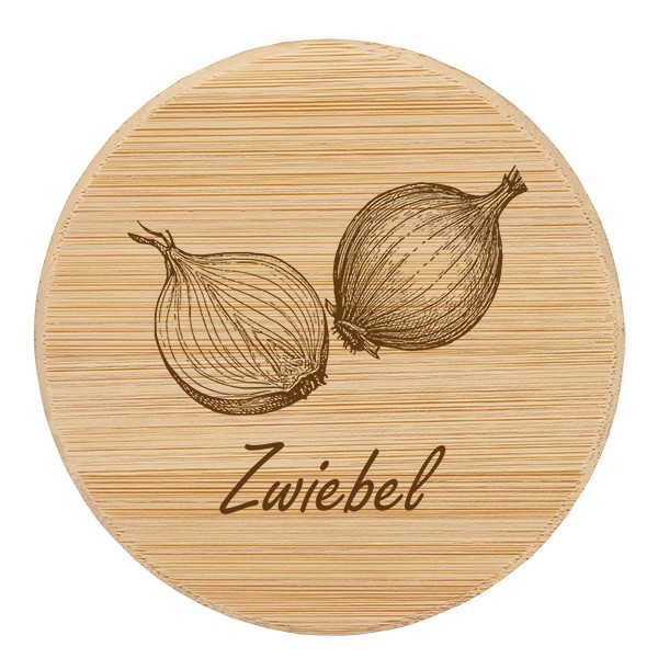 Holzdeckel &quot;Zwiebel&quot; für WECK RR60