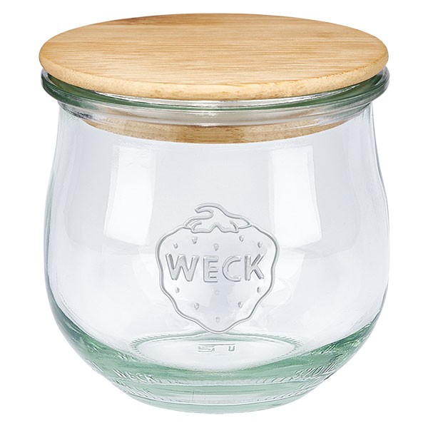 WECK-Tulpenglas 370ml mit Holzdeckel