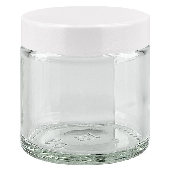 Klara Kosmetiska Glasburkar 60ml med lock