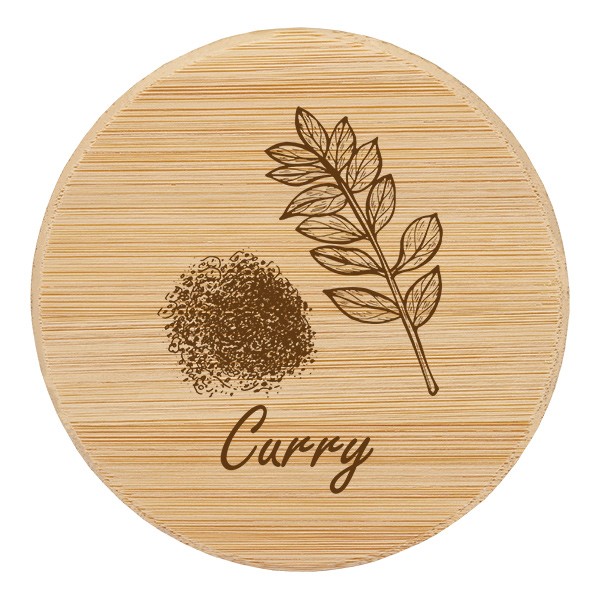 Holzdeckel &quot;Curry&quot; für WECK RR60