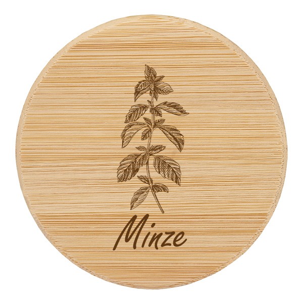 Holzdeckel &quot;Minze&quot; für WECK RR60