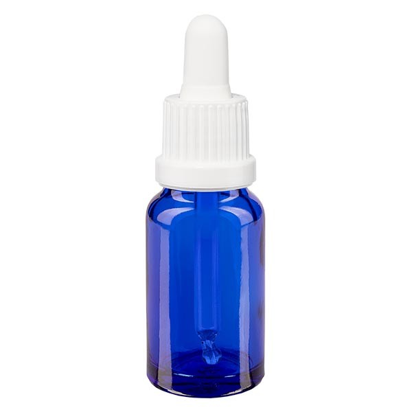 Pipettenflasche blau 10ml, Pipette weiss OV