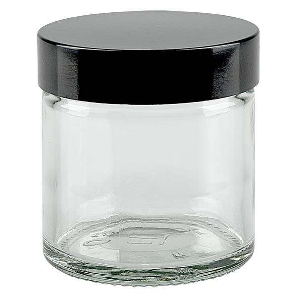 Klara Kosmetiska Glasburkar 60ml med lock