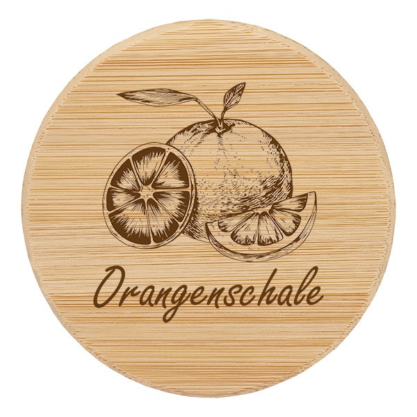 Holzdeckel &quot;Orangenschalen&quot; für WECK RR60