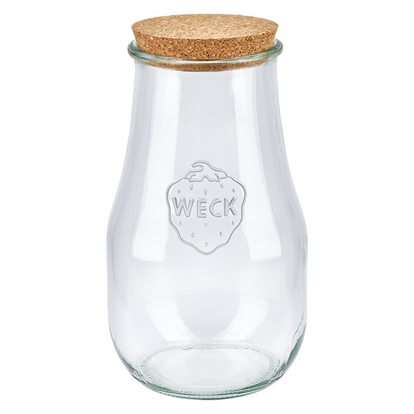 2700ml Tulpenglas WECK RR100 mit Korken natur