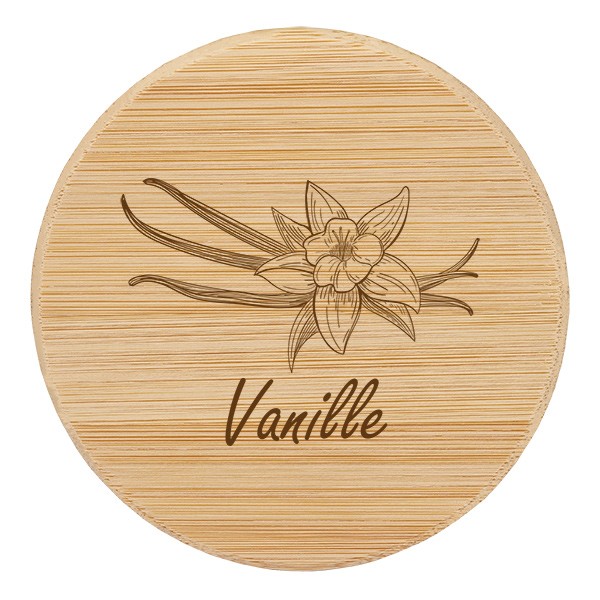 Holzdeckel &quot;Vanille&quot; für WECK RR60