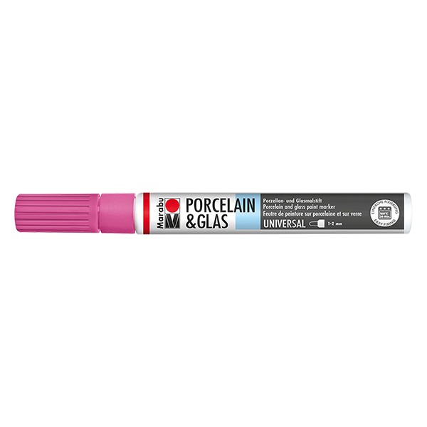 Malstift Rosa 1-2mm für Glas/Porzellan