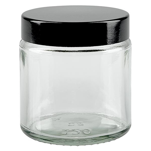 Klara Kosmetiska Glasburkar 120ml med lock