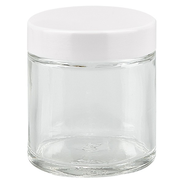 Klara Kosmetiska Glasburkar 30ml med lock