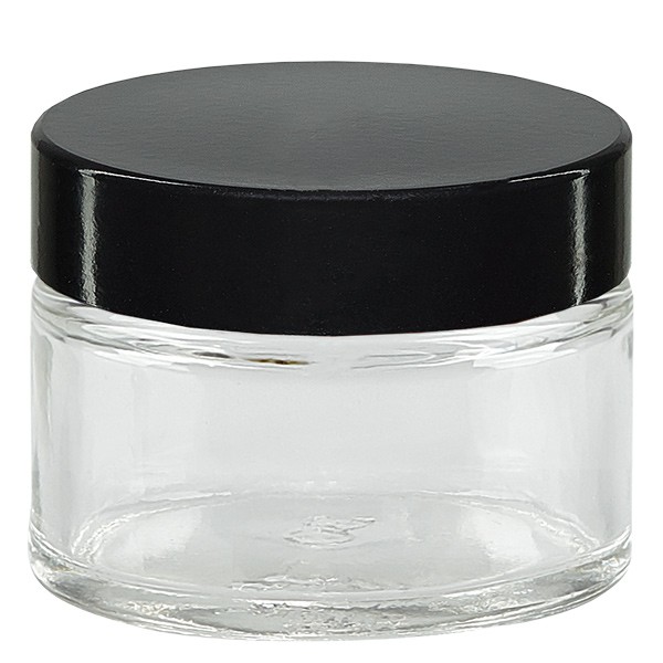 Klara Kosmetiska Glasburkar 15ml med lock