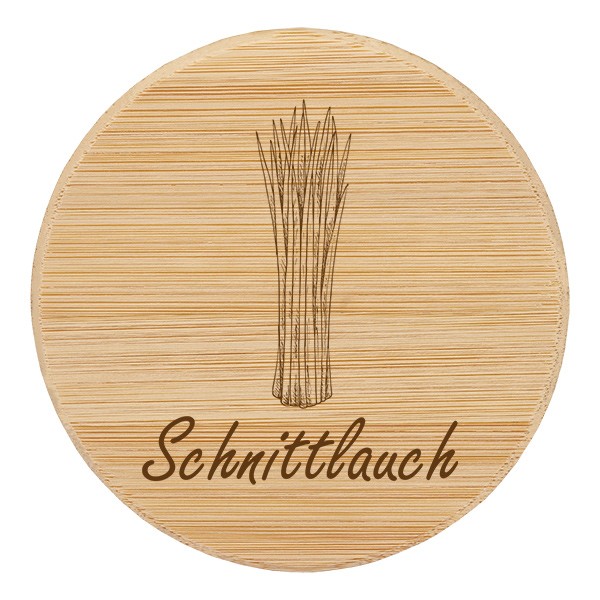 Holzdeckel &quot;Schnittlauch&quot; für WECK RR60