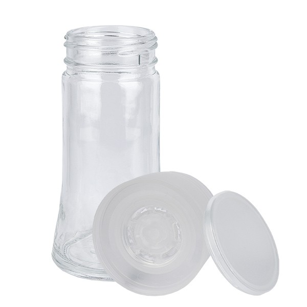 Mühle Vario weiss für Salz &amp; Gewürze 95ml Glas