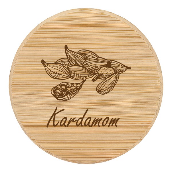 Holzdeckel &quot;Kardamom&quot; für WECK RR60