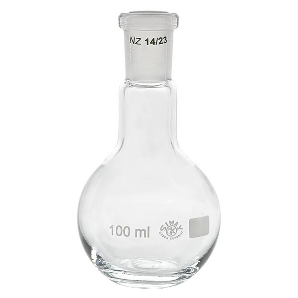 Stehkolben 100ml Enghals Borosilikat mit Normschliff 14/23